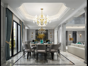 modern restaurant 3D 모델