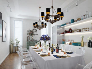 ristorante moderno Modello 3D