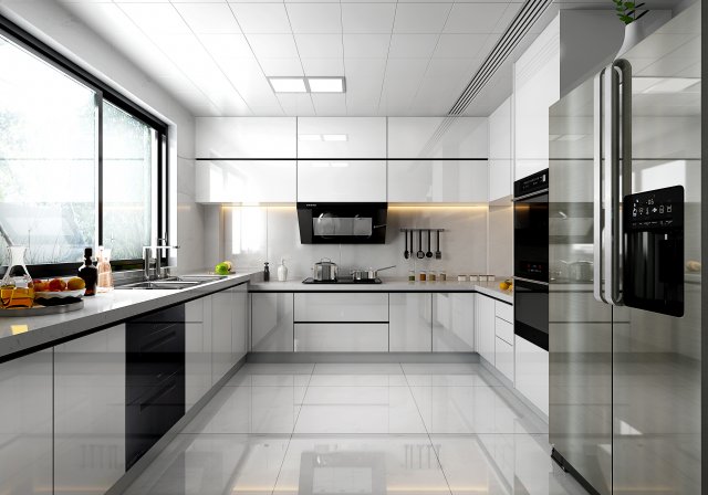 modern restaurant 3D Model .c4d .max .obj .3ds .fbx .stl .blend 