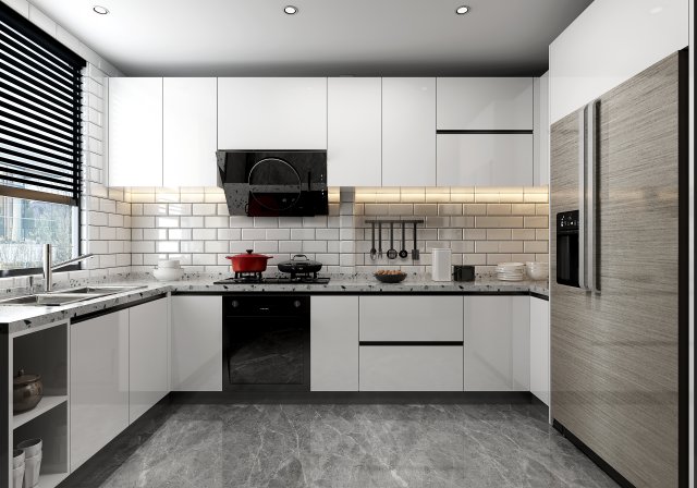 modern restaurant 3D-Modell .c4d .max .obj .3ds .fbx .stl .blend 