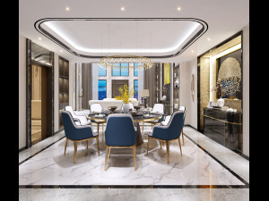 luxurious living room Modèle 3D