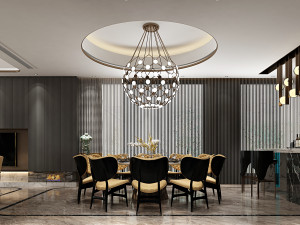 luxurious living room 3Dモデル