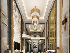 lüks oturma odası 3D Model