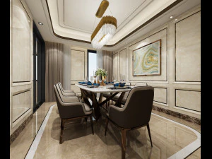 luxurious living room 3D Model
