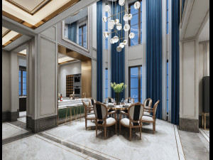 luxurious living room Modèle 3D