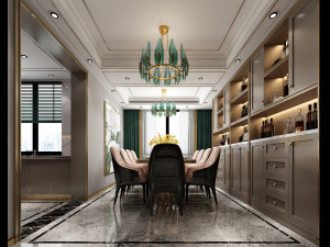 luxurious living room 3D Model
