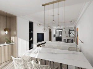 moderne woonkamer 3D Model