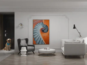 modern living room 3D Model