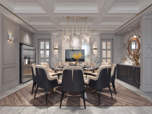 modern living room 3D मॉडल