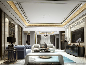 modern living room Modelo 3D