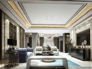 soggiorno moderno Modello 3D