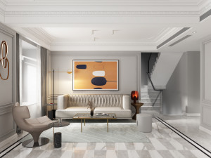 modern living room Modelo 3D