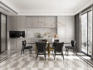 modern living room 3D Model