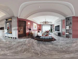 modern living room 3D Model