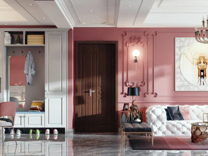 modern living room 3D Model
