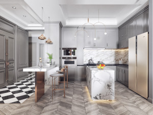 modern living room Model 3D