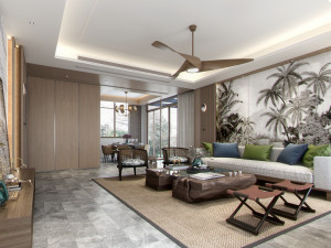 modern living room Modèle 3D