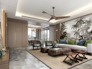 moderne woonkamer 3D Model