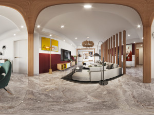 modern living room Modèle 3D