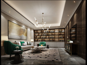 modern living room 3D Model