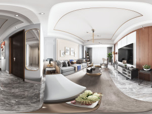 modern living room 3D Модель