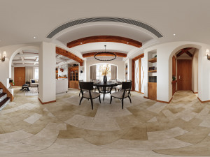 modern living room 3D Model