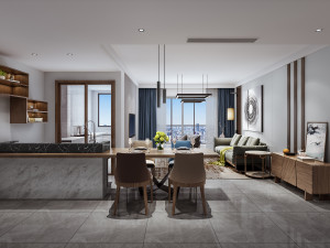 modern living room 3D Модель