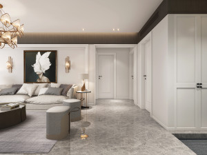 modern living room 3D Model