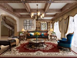 modern living room 3D Model