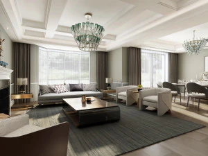 moderne woonkamer 3D Model