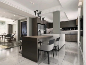 modern living room 3D Model