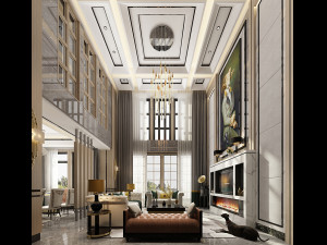 modern living room Modelo 3D