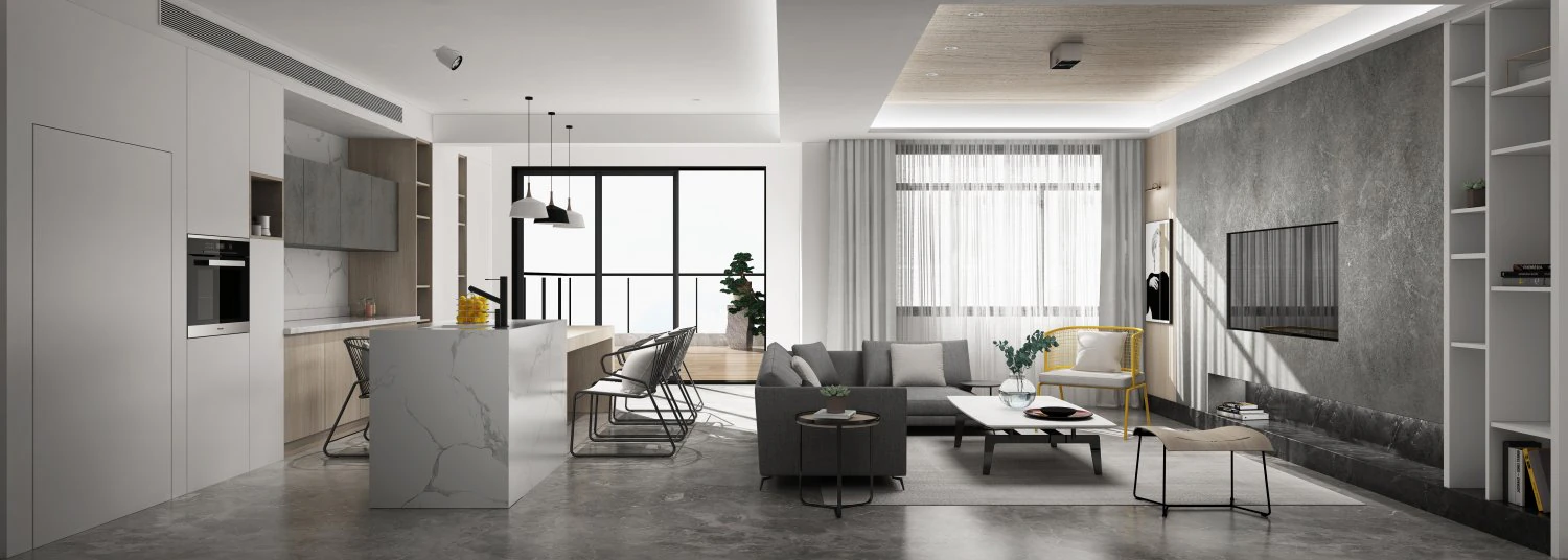 modern living room 3D Model .c4d .max .obj .3ds .fbx .stl .blend 