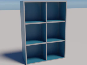 책장 3D 모델
