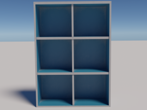 bookshelf 3Dモデル