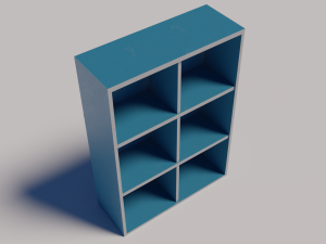 bookshelf 3Dモデル