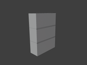 bookshelf 3Dモデル