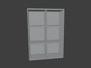 bookshelf 3Dモデル