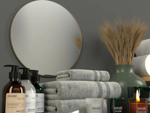 bath accessories - society of lifestyle 3D Model