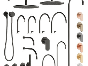 cocoon faucet and shower - john pawson collection 3D Model