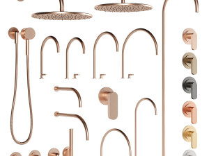 cocoon faucet and shower - john pawson collection 3D Model