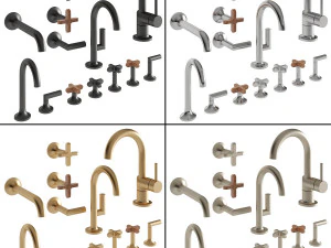 grifos brizo - colecci&oacute;n odin Modelo 3D