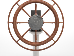 helm-ship steering wheel 3D Модель