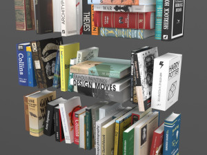 book collection 3D Модель