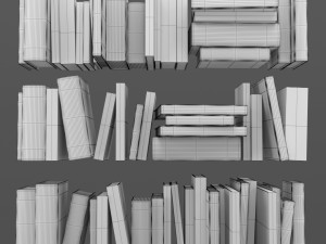 book collection 3D Модель