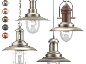 fisherman pendant light 3D Model