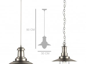 fisherman pendant light 3D Model