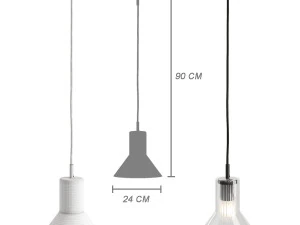 Ext Peacock pendant light 3D Model