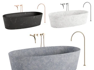 COCOON &ndash; PURISTISCHES BAD 3D Modell