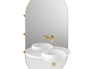 Arco - vanity unit by ext 3D Model